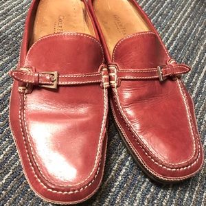 Cole Haan Country Red Leather Mules sz 10b